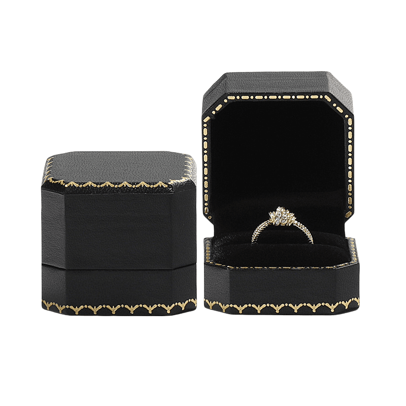 personalized vintage engagement ring box